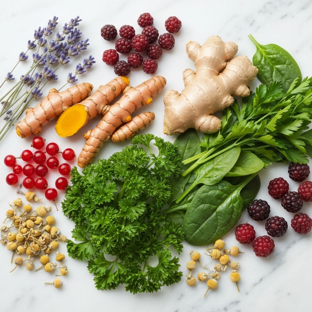 Various natural ingredients